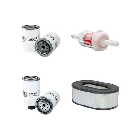 HAULOTTE H12D/SDX/SDE Filter Service Kit Air Oil Fuel Filters w/HATZ 2L41C Eng.