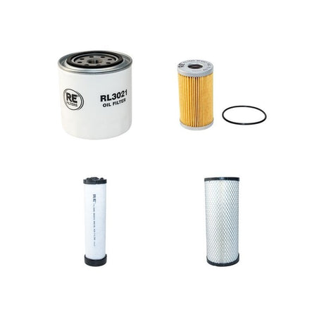 HAULOTTE H23RT Filter Service Kit Air Oil Fuel Filters w/Kubota Eng. YR 2015