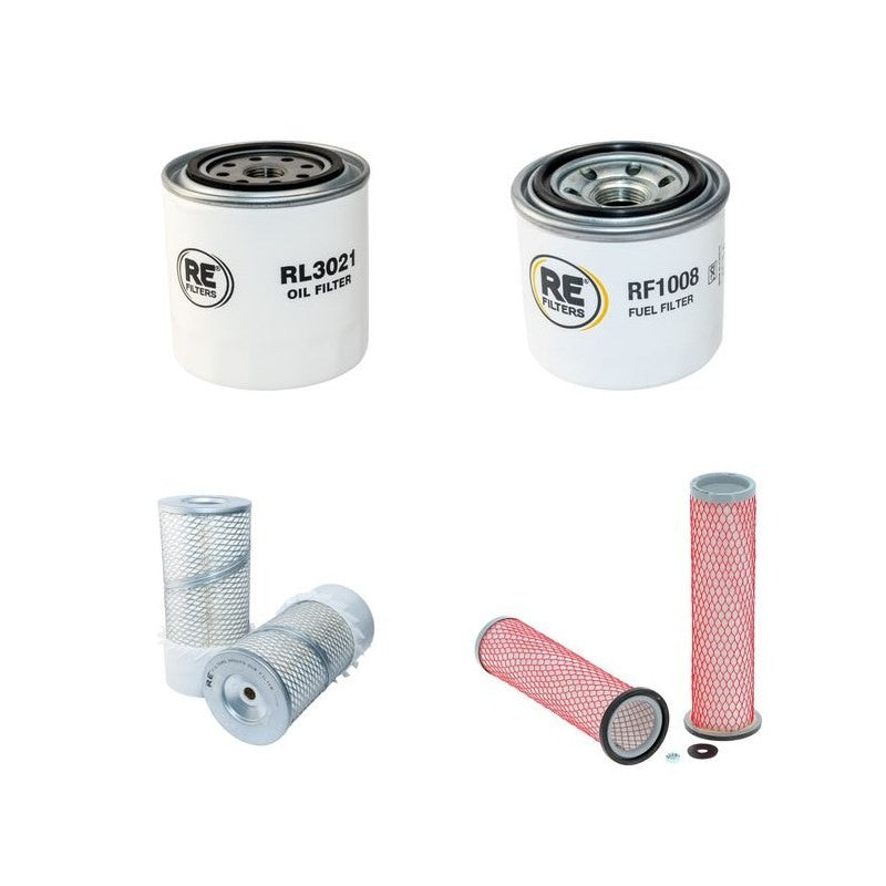 Hayter R324 Mower Filter Service Kit/ w/ Kubota Engine Air/ Oil/ Fuel Only