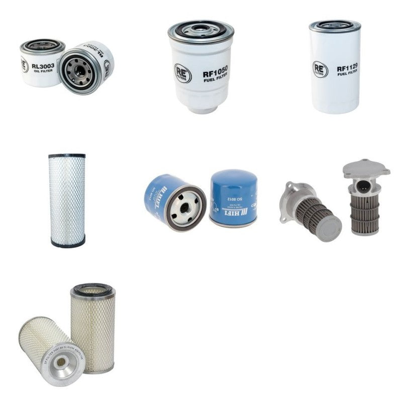 HELI CPCD25N-RW6 Filter Service Kit w/Yanmar 4TNV94L-NH7 Eng. YR 2007-
