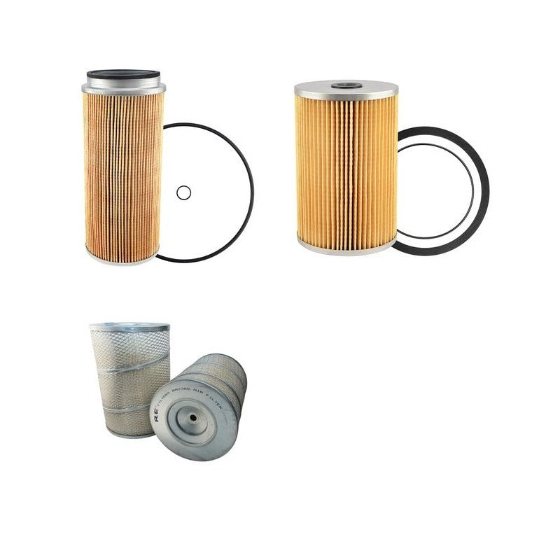 Hitachi E10 Filter Service Kit Air Oil Fuel Filters with Isuzu Engine