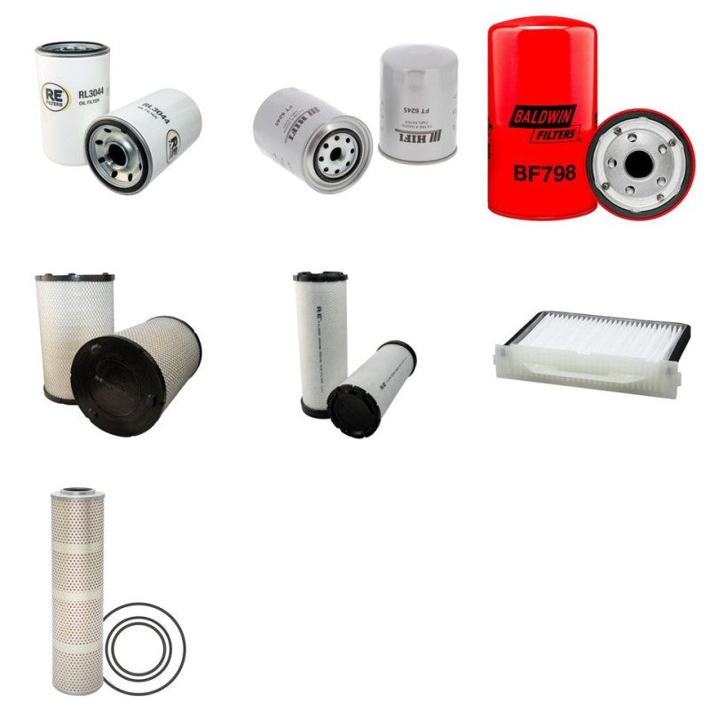 Hitachi EG70R-3 Filter Service Kit with Isuzu Ah-4Hk 1X Engine