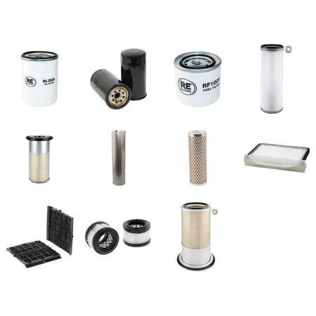 Hitachi EX100-5 Filter Service Kit with Isuzu 4BG1 Engine