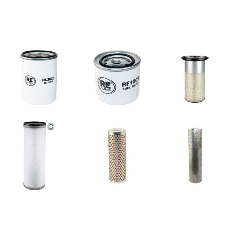 Hitachi EX100 M-3 Filter Service Kit with Isuzu 4BD1 Engine
