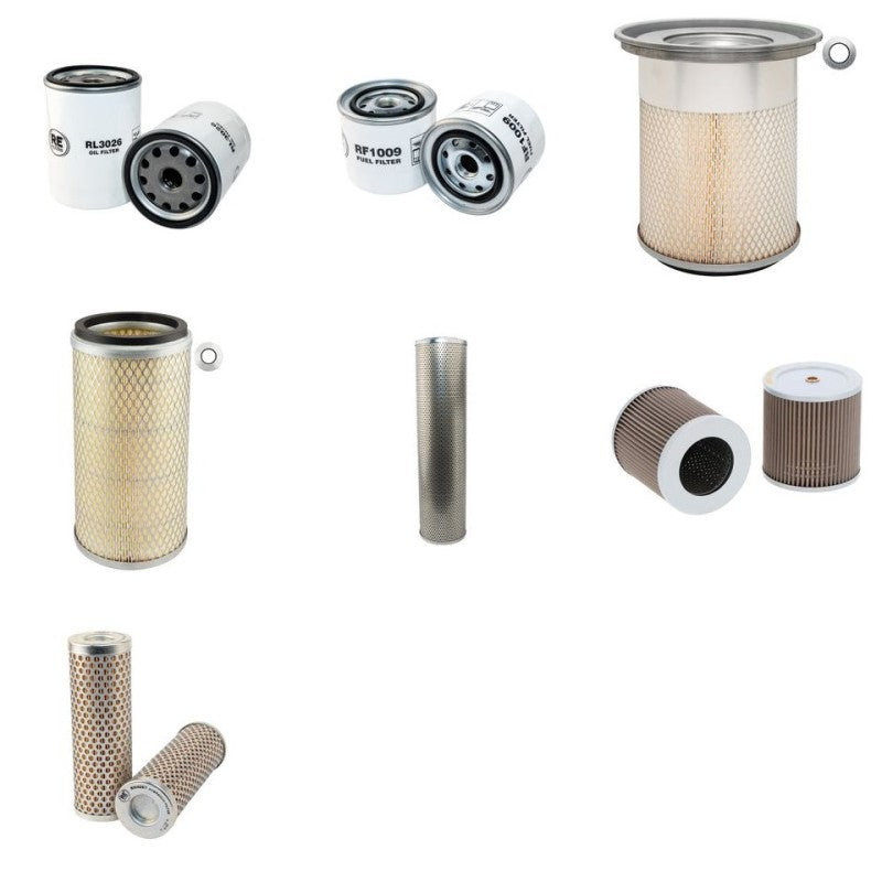 Hitachi EX100WD-3 Filter Service Kit with Isuzu 4Bd1 Engine