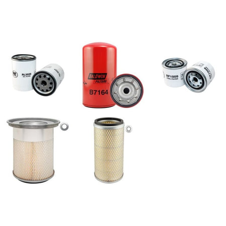 Hitachi EX130-5 Filter Service Kit Air Oil Fuel Filters with Isuzu 4BG1T Engine