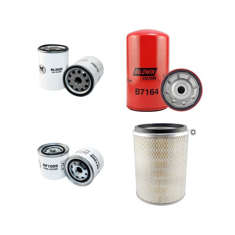 Hitachi EX135U SR Filter Service Kit Air Oil Fuel Filters with Isuzu 4BG1 Engine