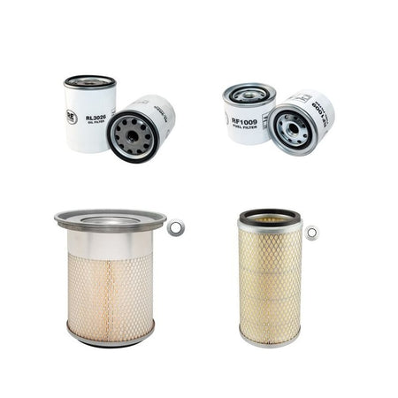Hitachi EX150-1 Filter Service Kit Air Oil Fuel Filters with Isuzu 4BG1T Engine