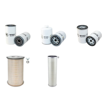 Hitachi EX165 W Filter Service Kit Air Oil Fuel Filters with Cummins 6BT5.9 Engine Year 05.99-12.02