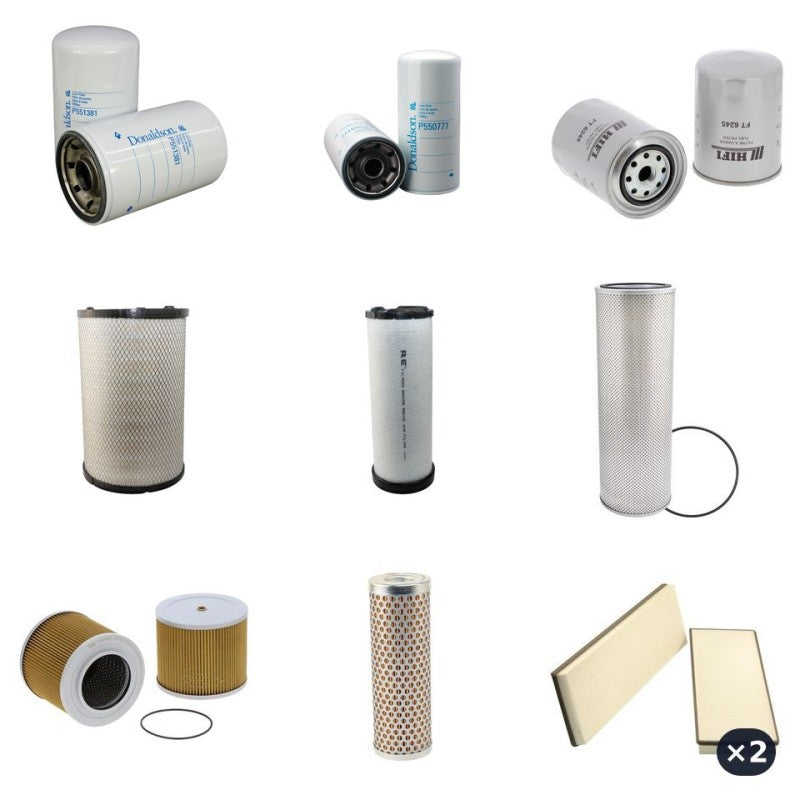 Hitachi EX225 USR Filter Service Kit with Isuzu 6Bg1T Engine