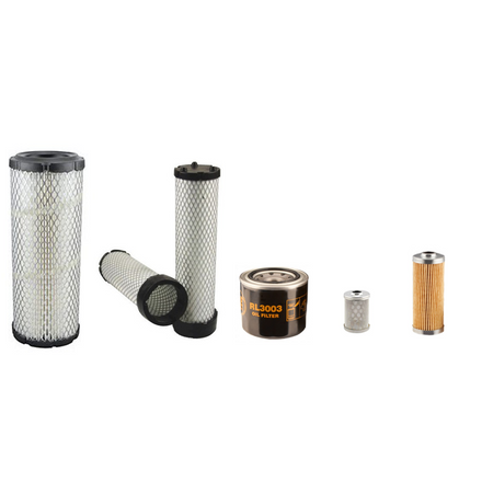 Hitachi EX29 U Filter Service Kit Air Oil Fuel Filters with Isuzu 3LD1 Engine Year 2002-