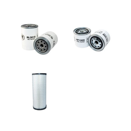 Hitachi EX60 WD-2 Filter Service Kit Air Oil Fuel Filters with Nissan BD3004 Engine