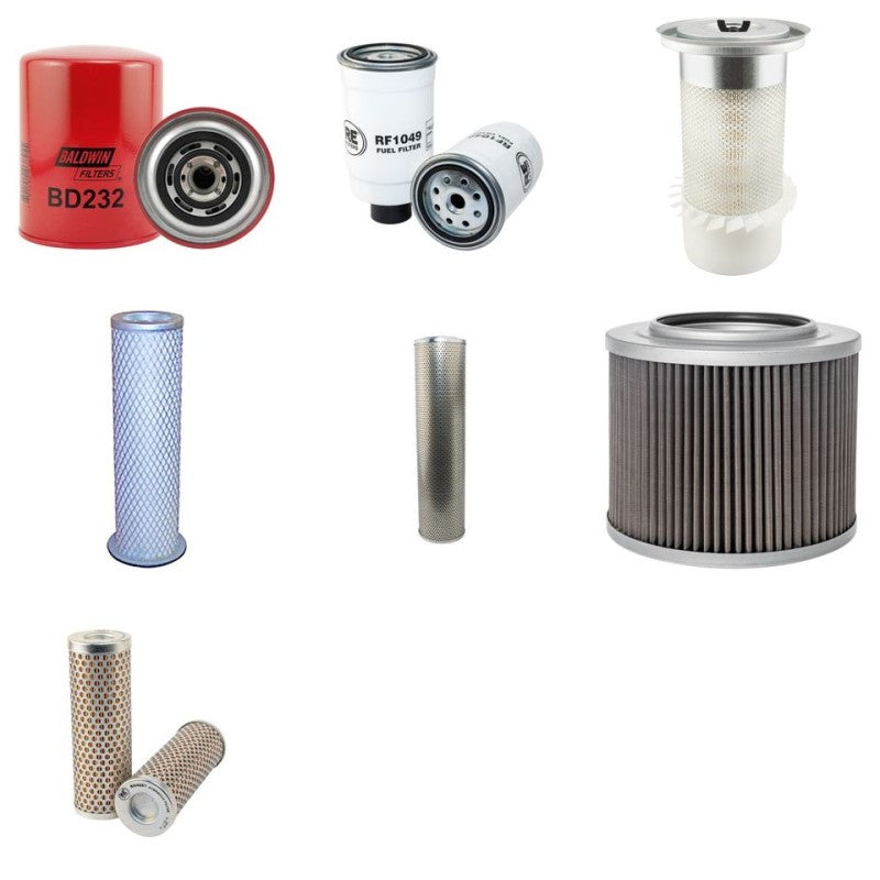 Hitachi FH120 Filter Service Kit with Iveco Aifo 8045T Engine