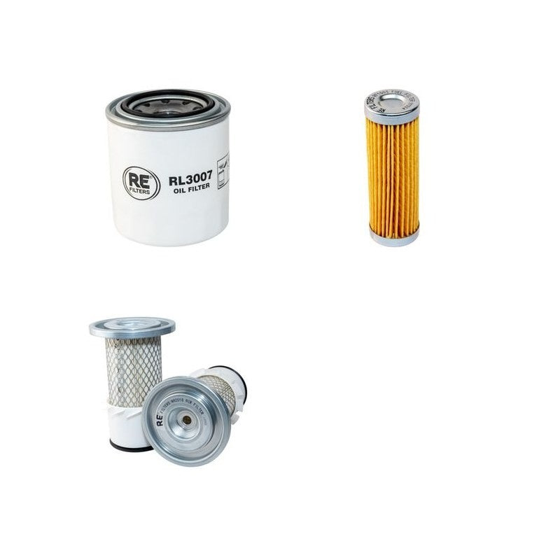 Hitachi FH15-2 Filter Service Kit Air Oil Fuel Filters with Kubota D1105 Engine