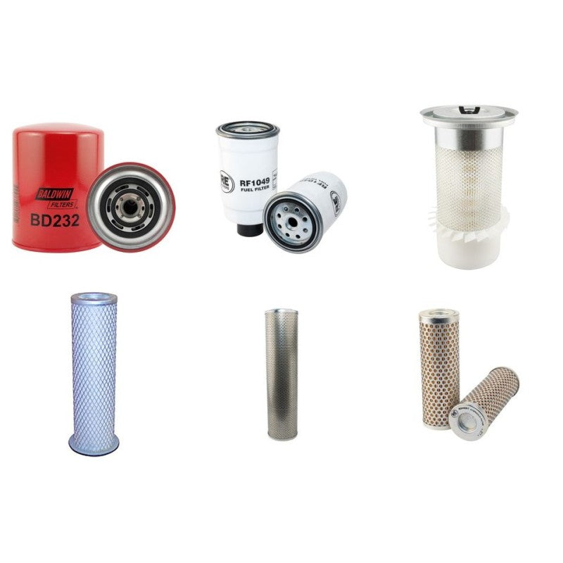 Hitachi FH150W-3 Filter Service Kit with Iveco Aifo 8045T Engine