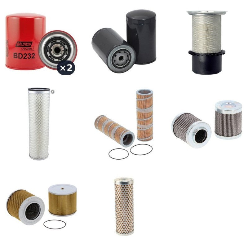 Hitachi FH200W-3 Filter Service Kit with Iveco AIFO Engine