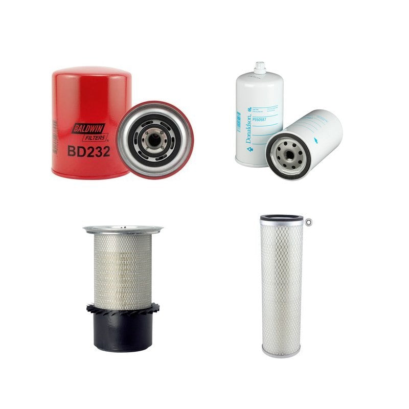 Hitachi FH215 Filter Service Kit Air Oil Fuel Filters with Iveco 8065.25T Engine
