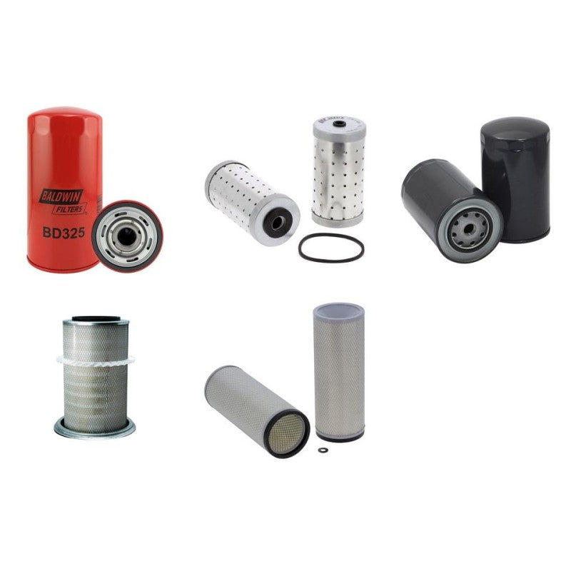 Hitachi FH220LC Filter Service Kit with Iveco AIFO 8365T Engine