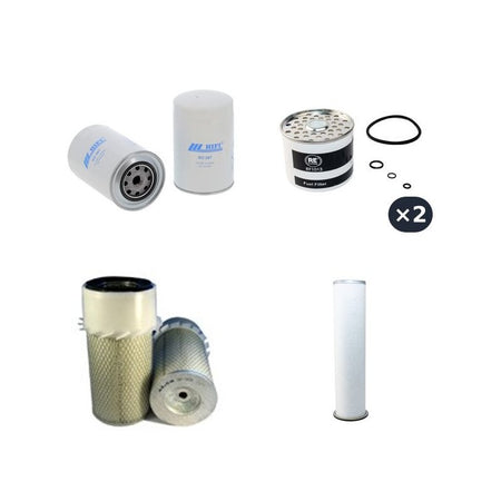 Hitachi FR7 Filter Service Kit Air Oil Fuel Filters with Fiat 8045 Engine