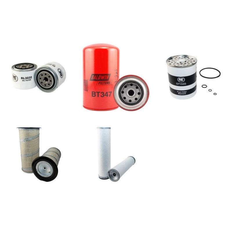 Hitachi FT700 Filter Service Kit Air Oil Fuel Filters with Iveco Engine