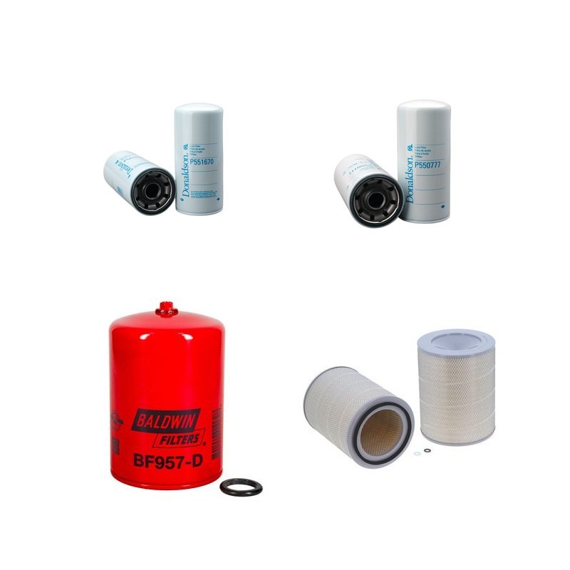 Hitachi KH150 Filter Service Kit Air Oil Fuel Filters with Cummins Engine