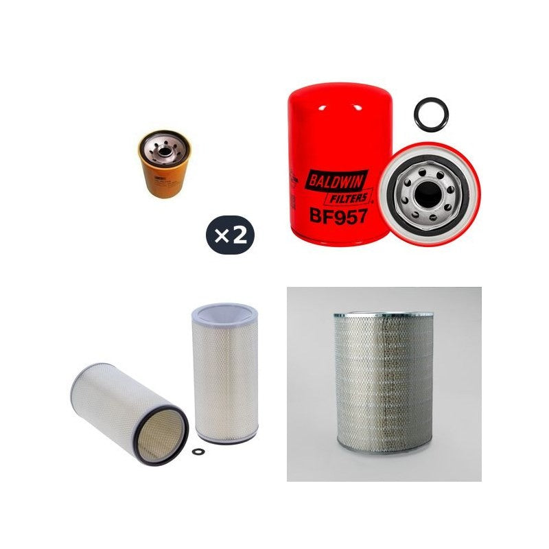 Hitachi LX450-7 Filter Service Kit with Mitsubishi S6A3-Y2TAA Engine Year 2007-