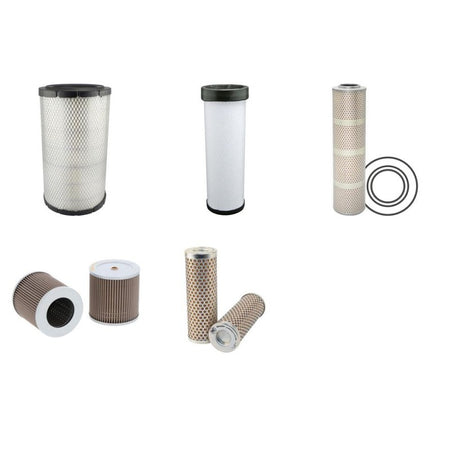 Hitachi LX80-2 Filter Service Kit with Isuzu 6Bd1 Engine