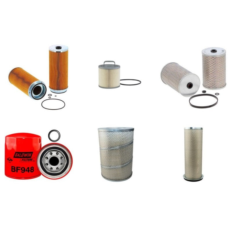 Hitachi UH121 Filter Service Kit with Isuzu E120 Engine