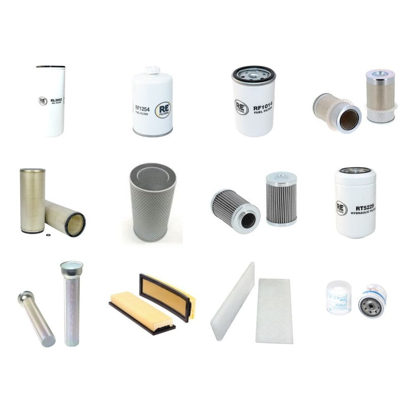 Hitachi W170 Filter Service Kit with Cummins 6CT8.3 Engine Serial No 470101-