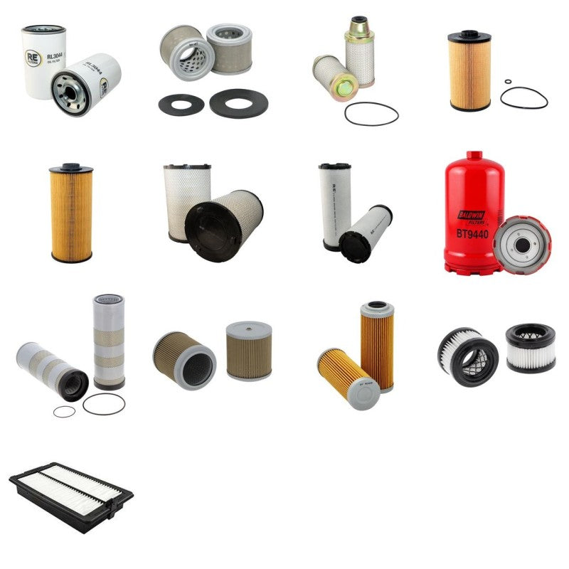 Hitachi ZW190W-5 Filter Service Kit with Am-4Hk1X Engine 2013-