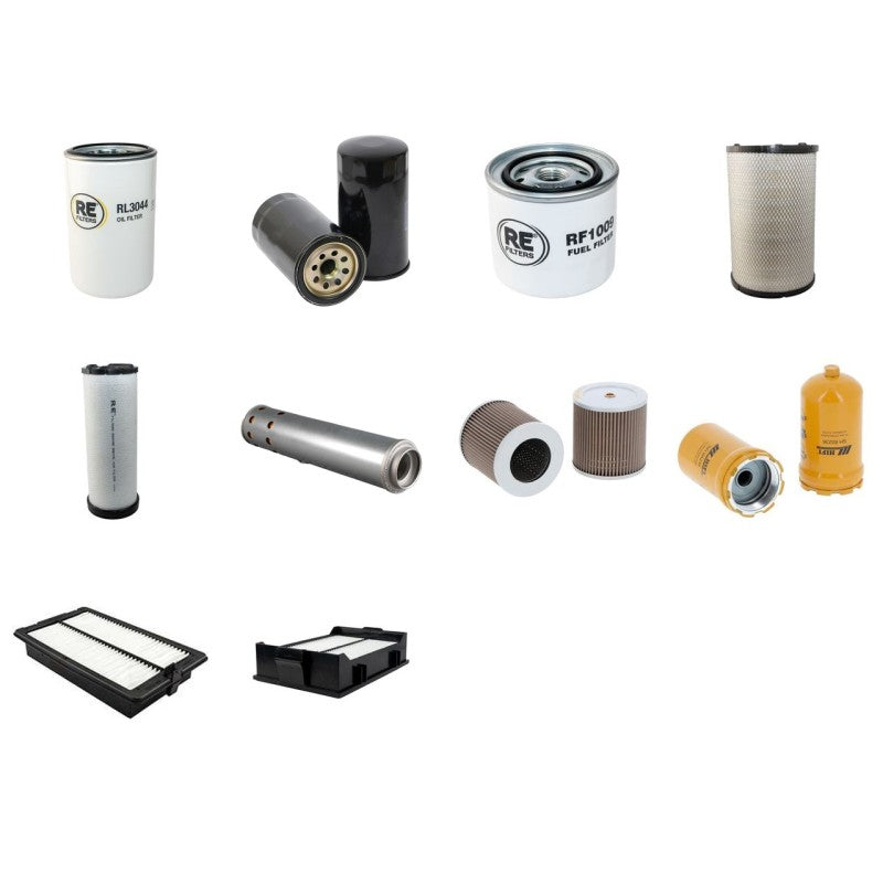 Hitachi ZX130-5G Filter Service Kit with Isuzu 4BG1TC Engine