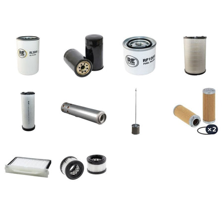 Hitachi ZX130 W Zaxis Filter Service Kit with Isuzu 4Bg1Xabfa Engine 2003-