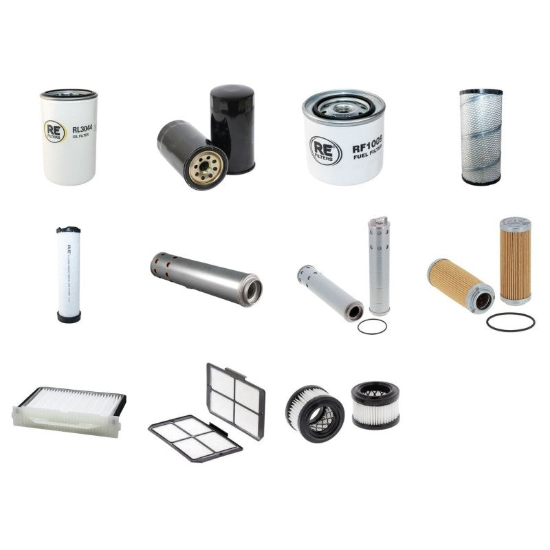 Hitachi ZX130W (LC) Filter Service Kit with Isuzu CC-4BG1TC Engine