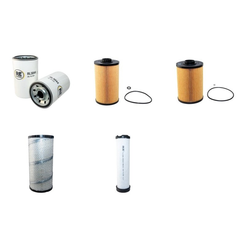 Hitachi ZX135US-3 Filter Service Kit with Isuzu AI-4JJ1X Engine Air, Oil, Fuel Filters