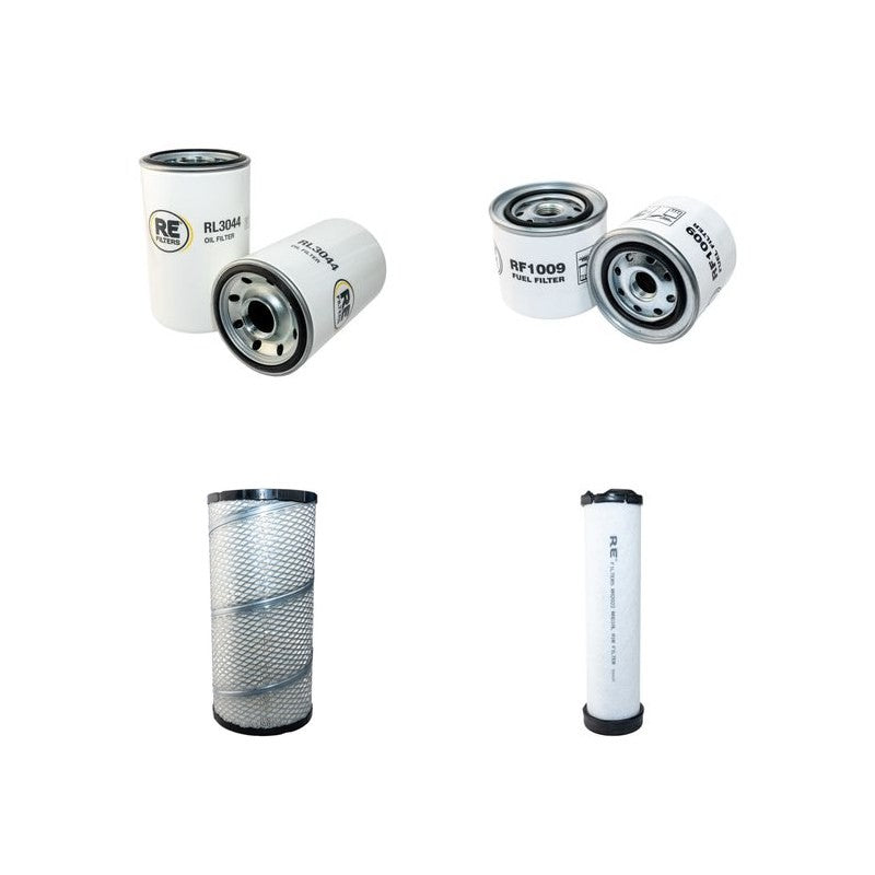 Hitachi ZX135US Filter Service Kit with Isuzu CC-4BG1TC Engine Air, Oil, Fuel Filters