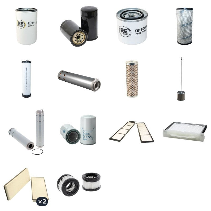 Hitachi ZX135US Filter Service Kit with Isuzu CC-4BG1TC Engine