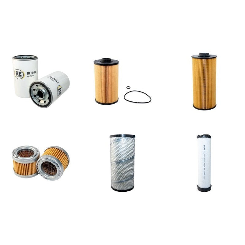 Hitachi ZX160LC-3 Filter Service Kit Air Oil Fuel Filters with Isuzu AI-4JJ1XYSA-01 Engine