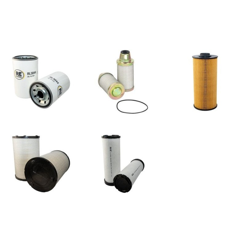Hitachi ZX170W-5 (B) Filter Service Kit Air Oil Fuel Filters with Isuzu AM-4HK1X Engine Year 2013-