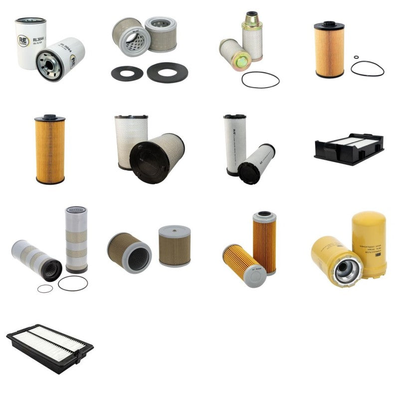Hitachi ZX190W-5 B Filter Service Kit with Isuzu Am-4Hk1X Engine