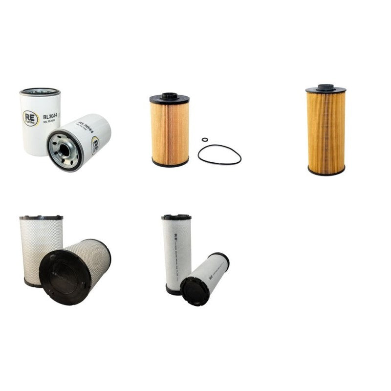 Hitachi ZX200-3LC-3 Filter Service Kit Air Oil Fuel Filters with Isuzu AH-4HK1XYSA-02 Engine Serial No 200001- Year 2006-