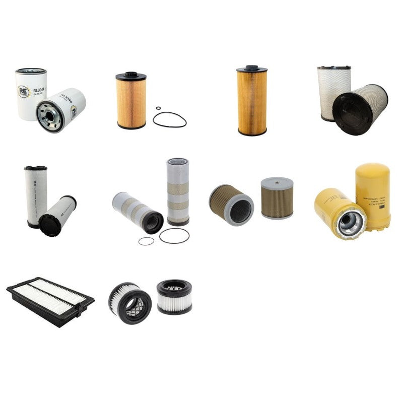Hitachi ZX200-3LC-3 Filter Service Kit with Isuzu Engine Serial No 200001-2006-