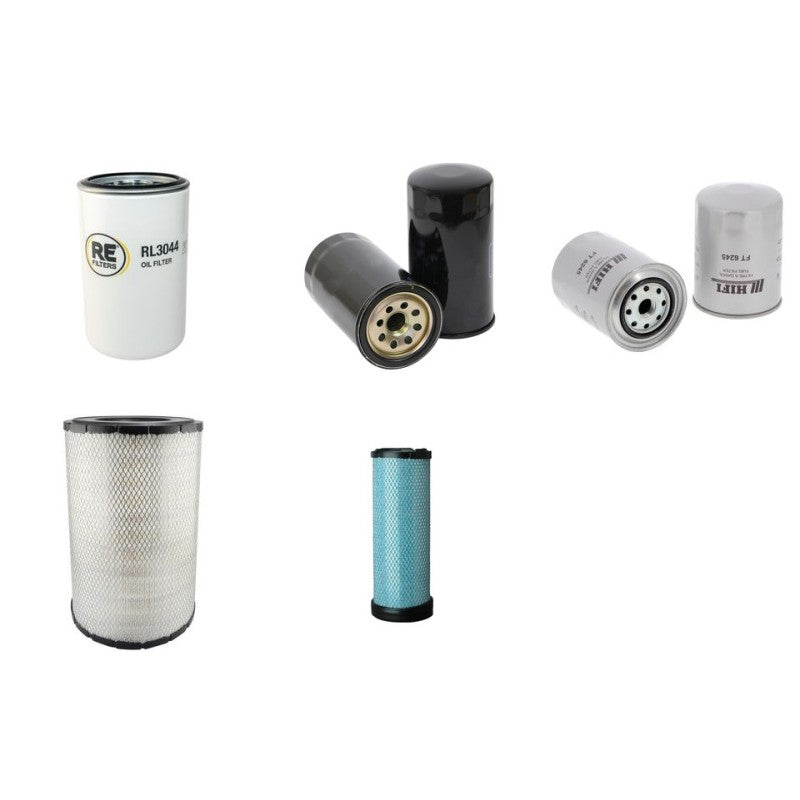Hitachi ZX200-5G Filter Service Kit Air Oil Fuel Filters with Isuzu 6BG1TRA12 Engine