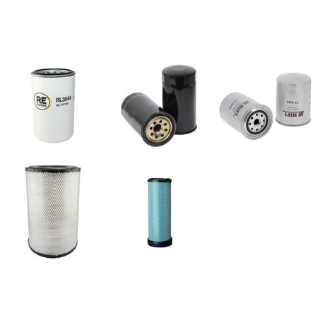Hitachi ZX200-5G Filter Service Kit Air Oil Fuel Filters with Isuzu 6BG1TRA12 Engine