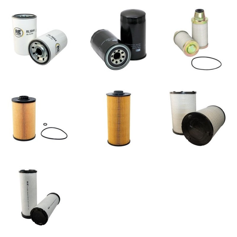Hitachi ZX250 LC-5 Filter Service Kit Air Oil Fuel Filters with Isuzu Engine Serial No HLMDCA Year 2012-
