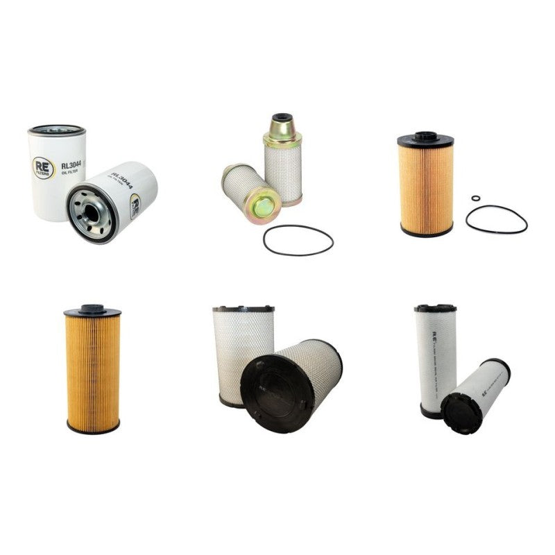 Hitachi ZX290 LCLCN-5B Filter Service Kit Air Oil Fuel Filters with Isuzu AL-4HK1XZSA-01 Engine Year 2014