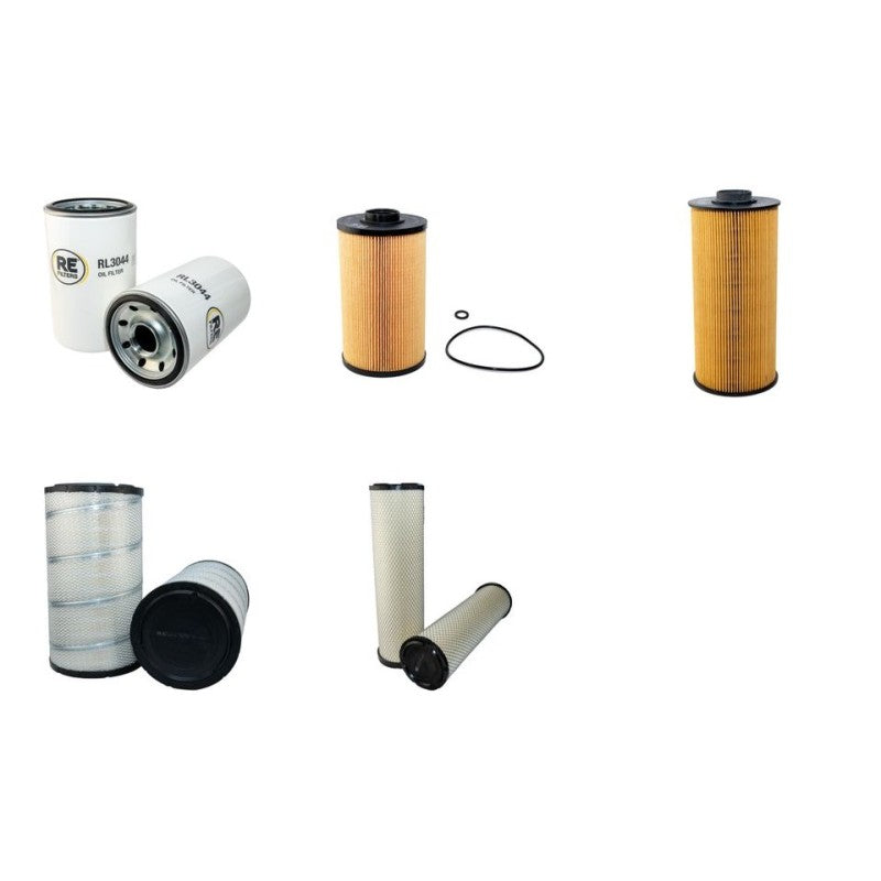 Hitachi ZX330-3 (LCLCN) Filter Service Kit Air Oil Fuel Filters with Isuzu AH-6HK1X Engine Serial No 50001- Year 2008-