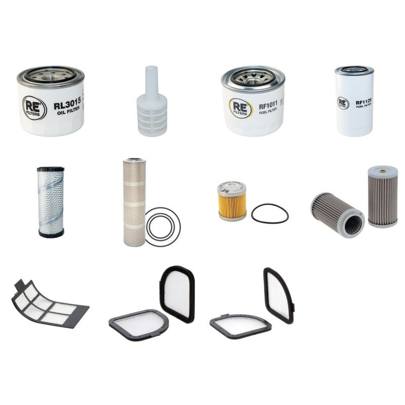 Hitachi ZX33U-3 Filter Service Kit with Yanmar 3TNV88 Engine