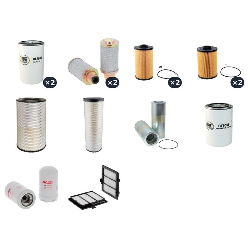 Hitachi ZX520 LCH-5 B Filter Service Kit with Isuzu Engine