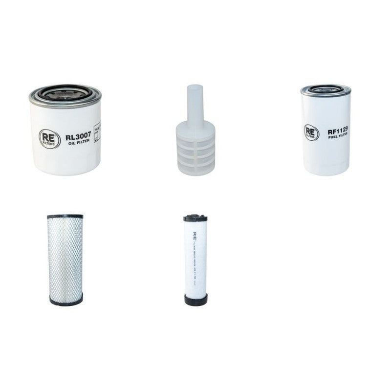 Hitachi ZX60USB-3 Filter Service Kit with Yanmar 4TNV98 Engine Air, Oil, Fuel Filters
