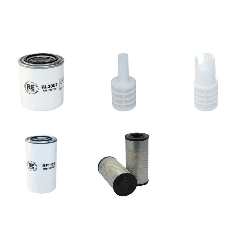 Hitachi ZX70-5G Filter Service Kit Air Oil Fuel Filters with Yanmar 4TNV98 Engine